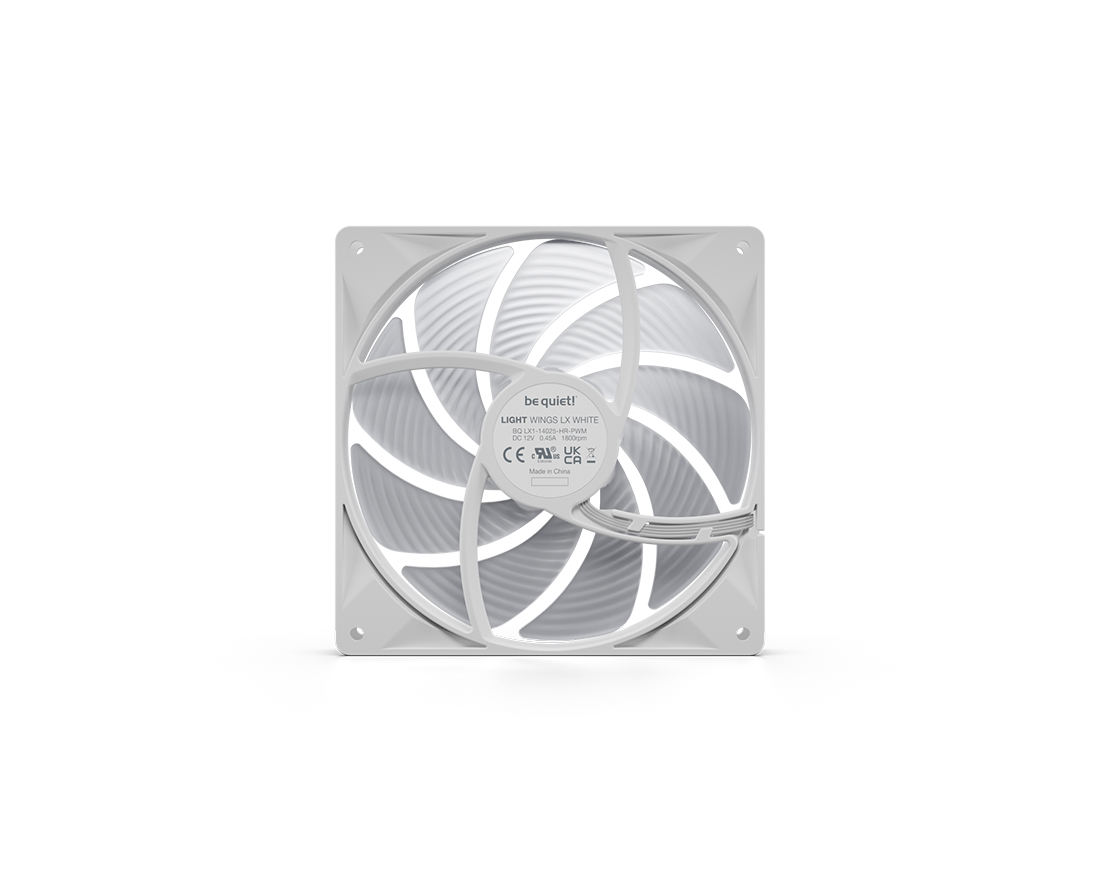 LIGHT WINGS LX | 140mm PWM HS 3-Pack W silent essential Fans from